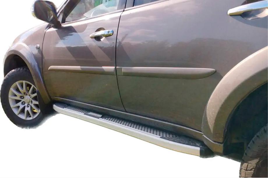 Mitsubishi Pajero Sport 2008-2015 Seitenschweller Mevsim Grey (2 Stk., Aluminium) Foto 8