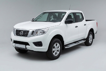 Nissan Navara/NP300 2016- Seitenschweller Mevsim Grey (2 Stk., Aluminium) Foto 1