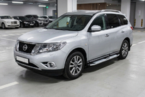 Nissan Pathfinder R52 2012-2021 Seitenschweller Mevsim Grey (2 Stk., Aluminium) Foto 1