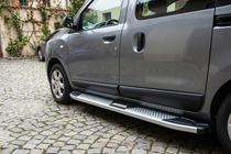 Renault Dokker 2013-2022 Seitenschweller Mevsim Grey (2 Stk., Aluminium) Foto 1