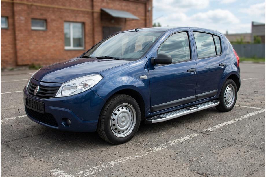 Renault Sandero 2007-2013 Seitenschweller Mevsim Grey (2 Stk., Aluminium) Image