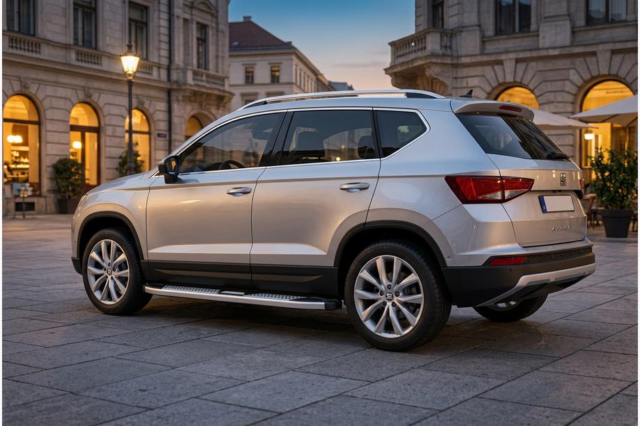 Seat Ateca 2016- Seitenschweller Mevsim Grey (2 Stk., Aluminium) Image