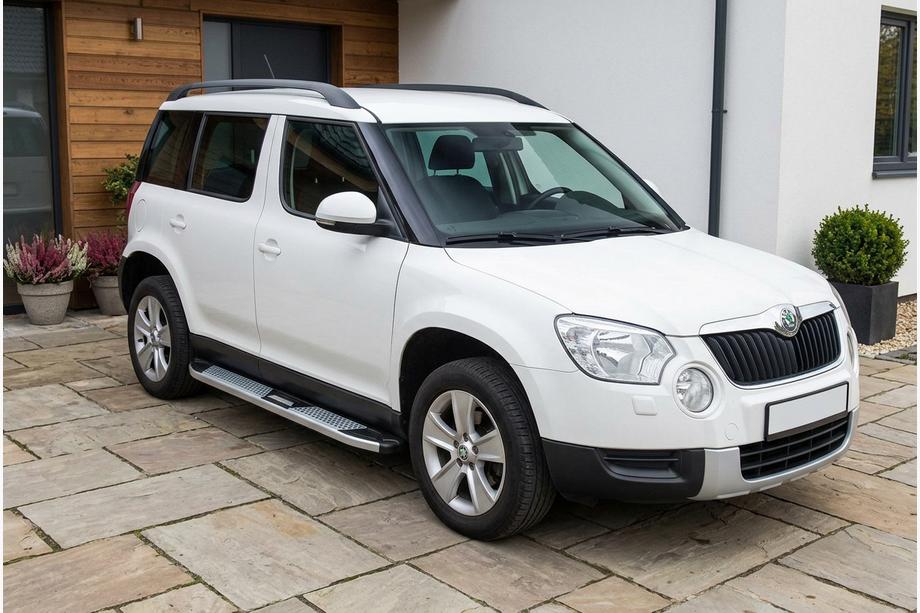 Skoda Yeti 2009-2017 Seitenschweller Mevsim Grey (2 Stk., Aluminium) Image