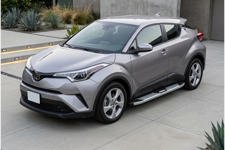 Toyota C-HR 2016-2023 Seitenschweller Mevsim Grey (2 Stk., Aluminium) Image