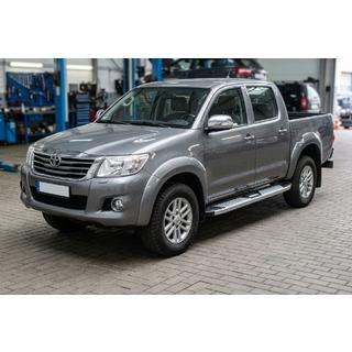 Seitenschweller Mevsim Grey (2 Stk., Aluminium) Toyota Hilux 2006-2015 Foto 1