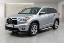 Toyota Highlander 2013-2019 Seitenschweller Mevsim Grey (2 Stk., Aluminium) Foto 1
