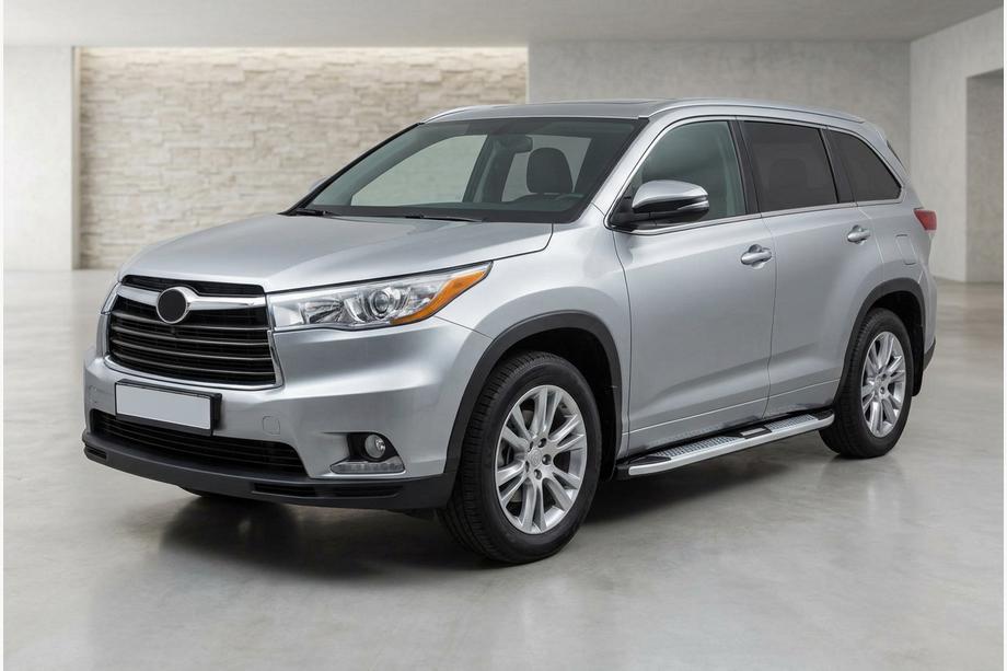 Toyota Highlander 2013-2019 Seitenschweller Mevsim Grey (2 Stk., Aluminium) Image