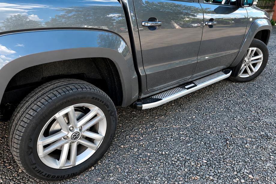 Volkswagen Amarok 2010-2022 Seitenschweller Mevsim Grey (2 Stk., Aluminium) Image