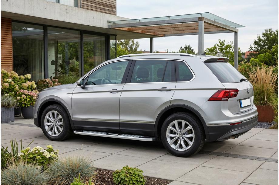 Volkswagen Tiguan 2016-2023 Seitenschweller Mevsim Grey (2 Stk., Aluminium) Image