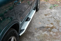 Volvo XC90 2002-2014 Seitenschweller Mevsim Grey (2 Stk., Aluminium) Foto 1