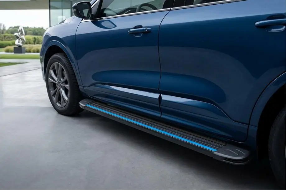 Ford Kuga/Escape 2019- Seitenschweller Maya Blue (2 Stk., Aluminium) Image
