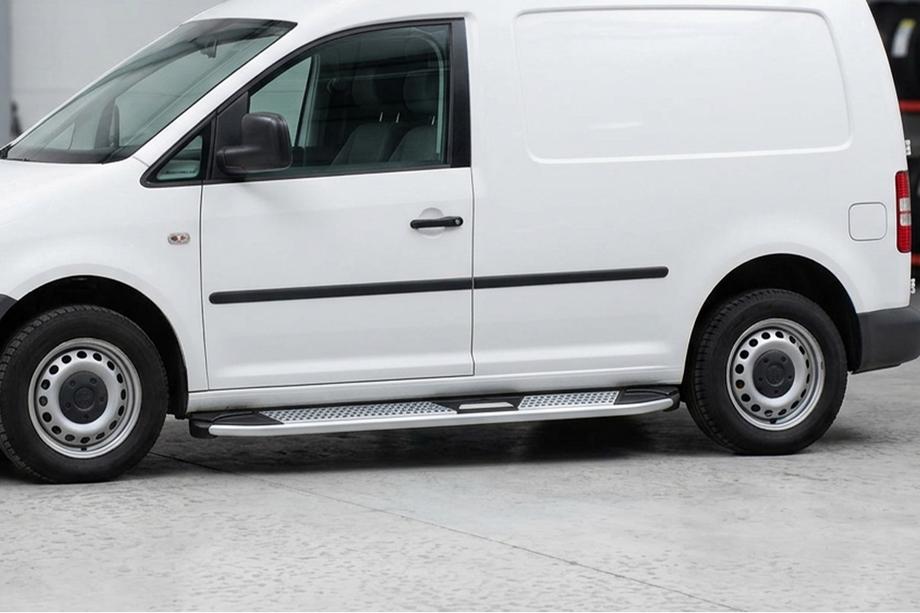 Volkswagen Caddy 2010-2015 Seitenschweller Mevsim Grey (2 Stk., Aluminium) Image
