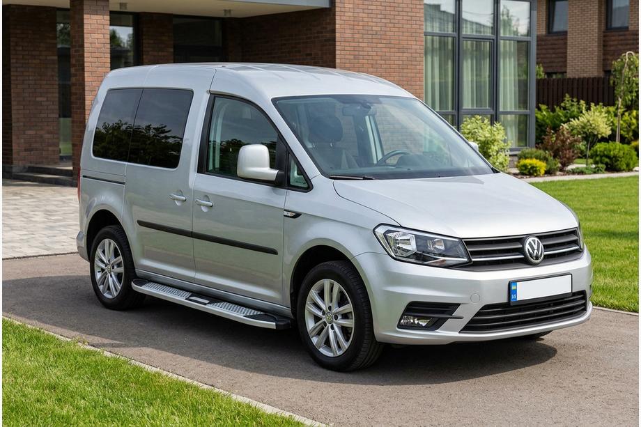 Volkswagen Caddy 2015-2020 Seitenschweller Mevsim Grey (2 Stk., Aluminium) Image