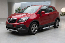 Opel Mokka 2012-2021 Seitenschweller Mevsim Grey (2 Stk., Aluminium) Foto 1