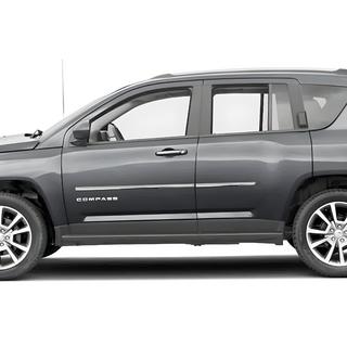 Türleisten OmsaLine Edelstahl Jeep Compass 2006-2016 Foto 1