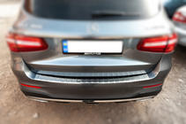 Mercedes GLC X253 2015-2022 Heckstoßstangenschutz Carmos (2015-2019, Edelstahl) Foto 4