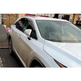Windabweiser mit Chromleisten LONG (4 Stk, HIC) Lexus RX 2016-2022 Foto 1
