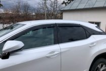 Lexus RX 2016-2022 Windabweiser mit Chromleiste Short (4 Stk, HIC) Foto 2