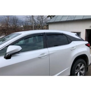 Windabweiser mit Chromleiste Short (4 Stk, HIC) Lexus RX 2016-2022 Foto 1