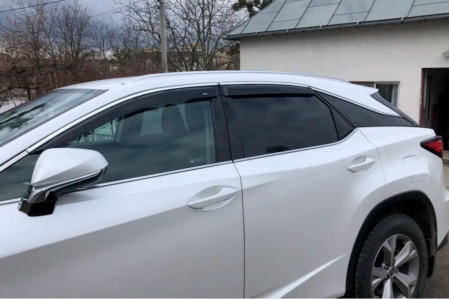 Lexus RX 2016-2022 Windabweiser mit Chromleiste Short (4 Stk, HIC) Image