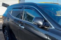 Hyundai Santa Fe 4 2018-2023 Windabweiser mit Chromleisten (4 Stk, HIC) Foto 1