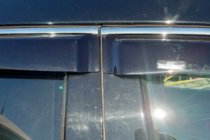 Hyundai Santa Fe 4 2018-2023 Windabweiser mit Chromleisten (4 Stk, HIC) Foto 3