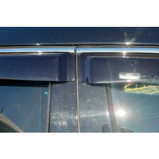 Windabweiser mit Chromleisten (4 Stk, HIC) Hyundai Santa Fe 4 2018-2023 Foto 3