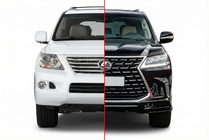 Lexus LX570/450d 2008-2022 Facelift-Umrüstkit von Modell 2008-2016 auf TRD Sport (2021+) Foto 1