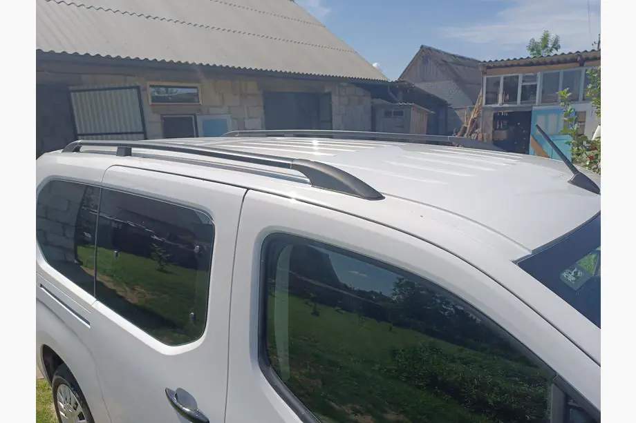 Opel Combo 2019- Dachreling OmsaLine Solid (2 Stk, schwarz) Image