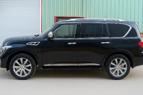 Nissan Armada 2016-2024 Türleisten (4 Stk, Chrom) Foto 3