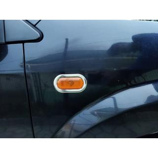 Chrom Blenden für Blinker (2 Stk., Edelstahl)