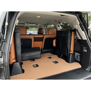 Kofferraummatte 2 Stk (EVA, 7-Sitzer, ziegelrot) Lexus LX570/450d 2008-2022 Foto 2