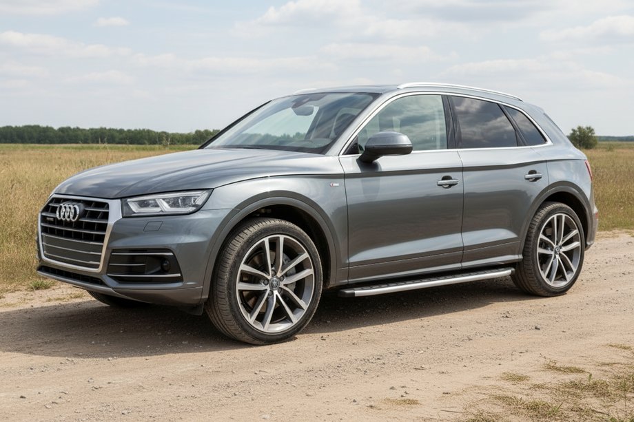 Audi Q5 2017-2025 Seitenschweller Fullmond (2 Stk., Aluminium) Image