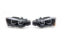 BMW 3 Series F30/F31 2012-2019 Xenon Frontscheinwerfer mit LED Standlicht 2012-2015 (2 Stk) Schwarz Foto 1
