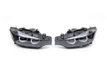 BMW 3 Series F30/F31 2012-2019 Xenon Frontscheinwerfer mit LED Standlicht 2012-2015 (2 Stk) Schwarz Foto 3