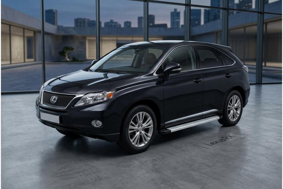 Lexus RX 2009-2015 Seitenschweller Maya V2 (2 Stk, Aluminium) Image