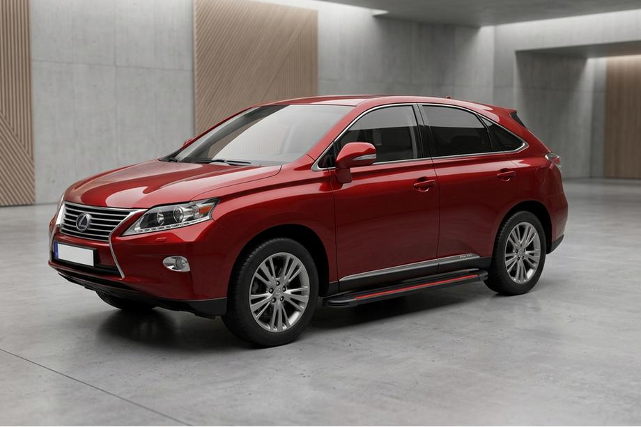 Lexus RX 2009-2015 Seitenschweller Maya Red (2 Stk, Aluminium) Image