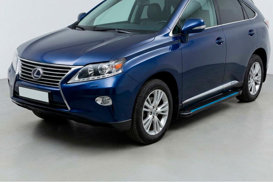 Lexus RX 2009-2015 Trittbretter Maya Blue (2 Stk, Aluminium) Image