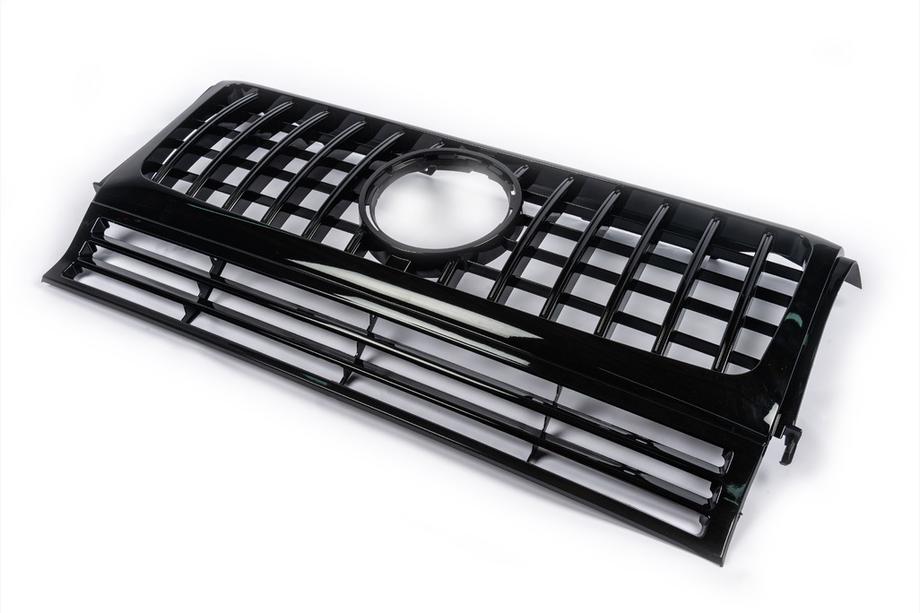 Mercedes G class W463 1990-2018 Frontgrill (GT Panamericana, ohne Chrom) Komplett Weiss Foto 5