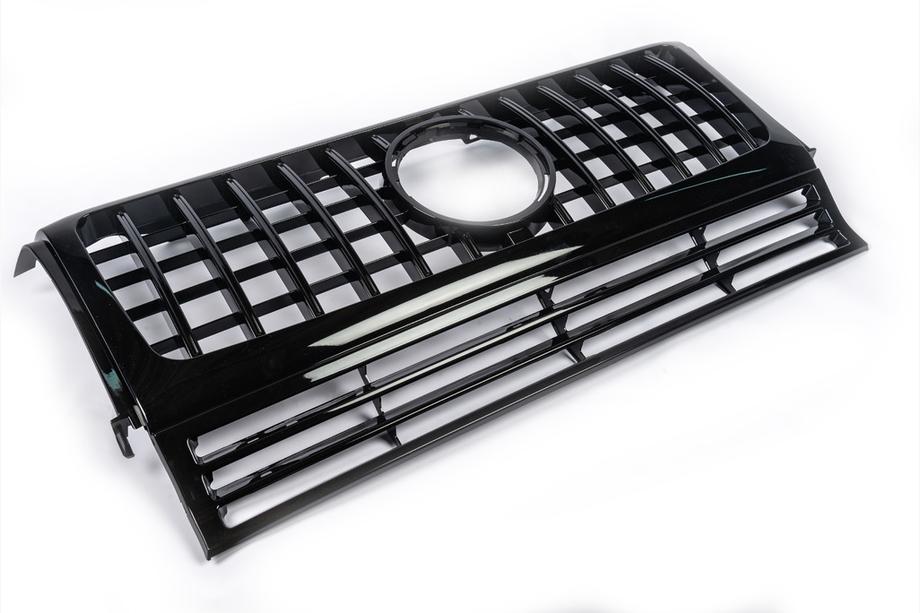Mercedes G class W463 1990-2018 Frontgrill (GT Panamericana, ohne Chrom) Komplett Weiss Foto 6
