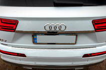 Audi Q7 2015–2026 Heckstoßstangenschutz Carmos Edelstahl Foto 4