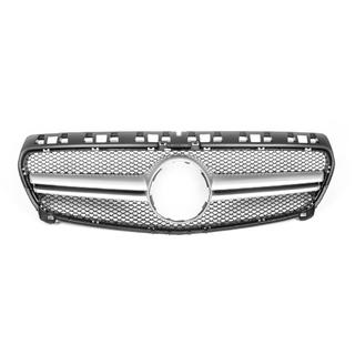 Frontgrill AMG Silber (2012-2015) Mercedes A-сlass W176 2012-2018 Foto 2