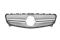 Mercedes A-class W176 2012-2018 Frontgrill AMG Silber (2015-2018) Foto 2