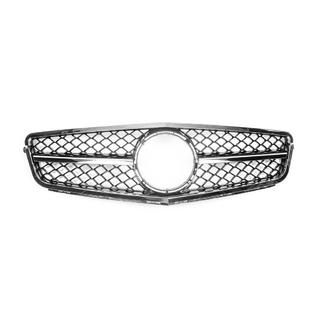 Frontgrill AMG Silber Mercedes C-class W204 2007-2015 Foto 2