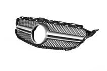 Mercedes C-class W205 2014-2021 Frontgrill AMG Silber (für Avantgarde/AMG-Line/C43 AMG) Foto 8