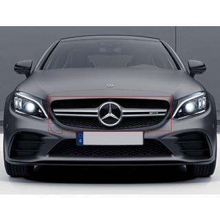 Frontgrill AMG Silber (für Avantgarde/AMG-Line/C43 AMG) Foto 1