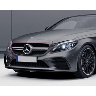 Frontgrill AMG Silber (für Avantgarde/AMG-Line/C43 AMG) Foto 3