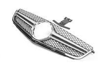 Mercedes C-class W204 2007-2015 Frontgrill AMG Silber (für C63) Foto 2