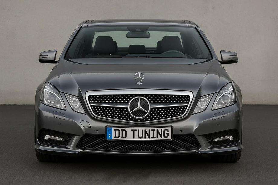 Mercedes E-class W212 2009-2016 Frontgrill Diamond Silber (2009-2012) Image