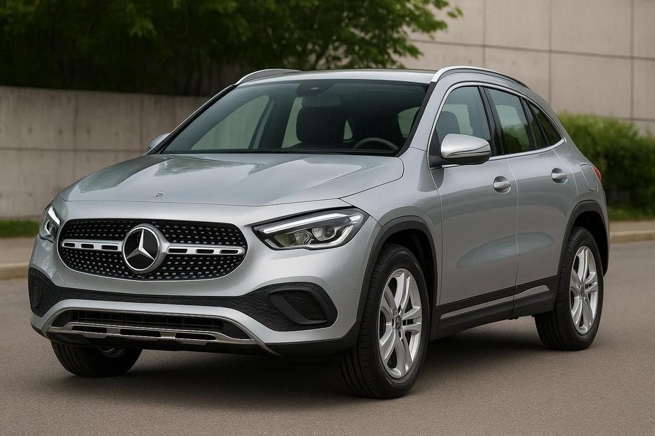Mercedes GLA H247 2020- Frontgrill Diamond Silber Image